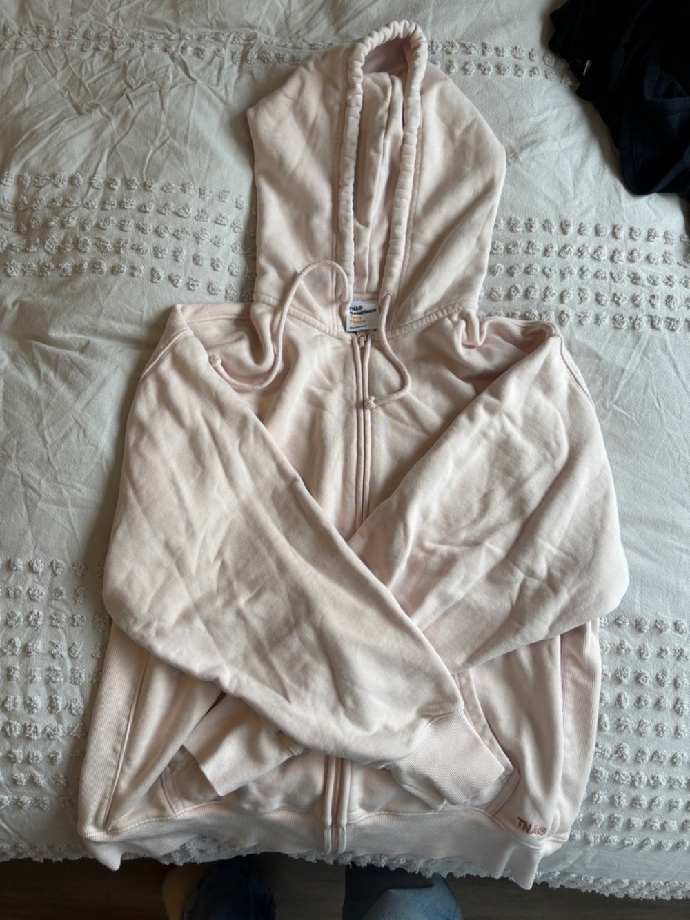 TNA terry sweat fleece hoodie